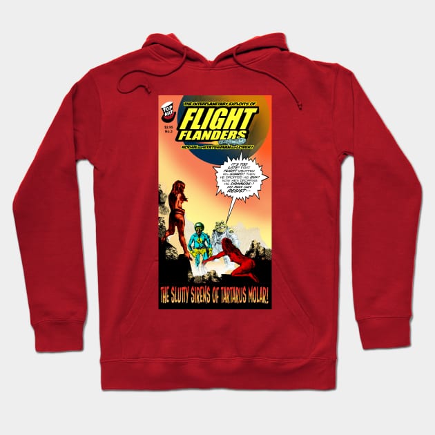 Flight Flanders Hoodie by Molliculus